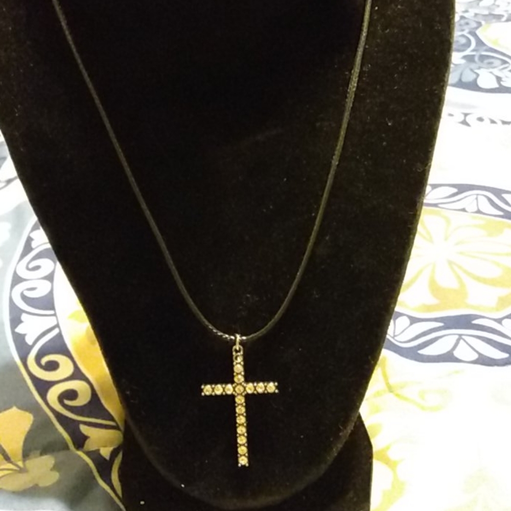 Ladies Rhinestone Cross